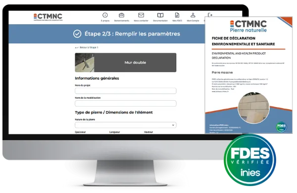Illustration du cas client CTMNC : CTMNC / DimACV : configurateur FDES pour la pierre naturelle